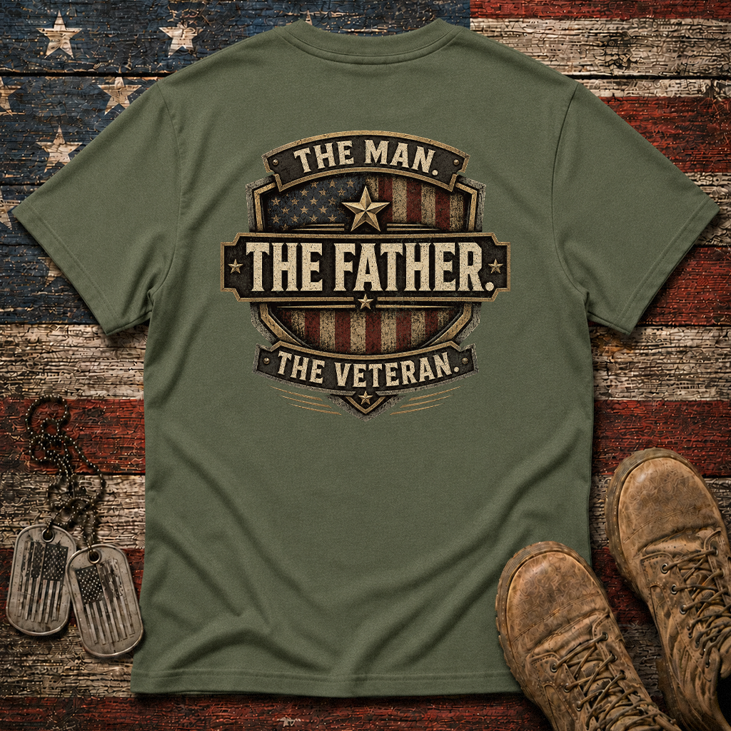 The Man The Father The Veteran Classic Tee