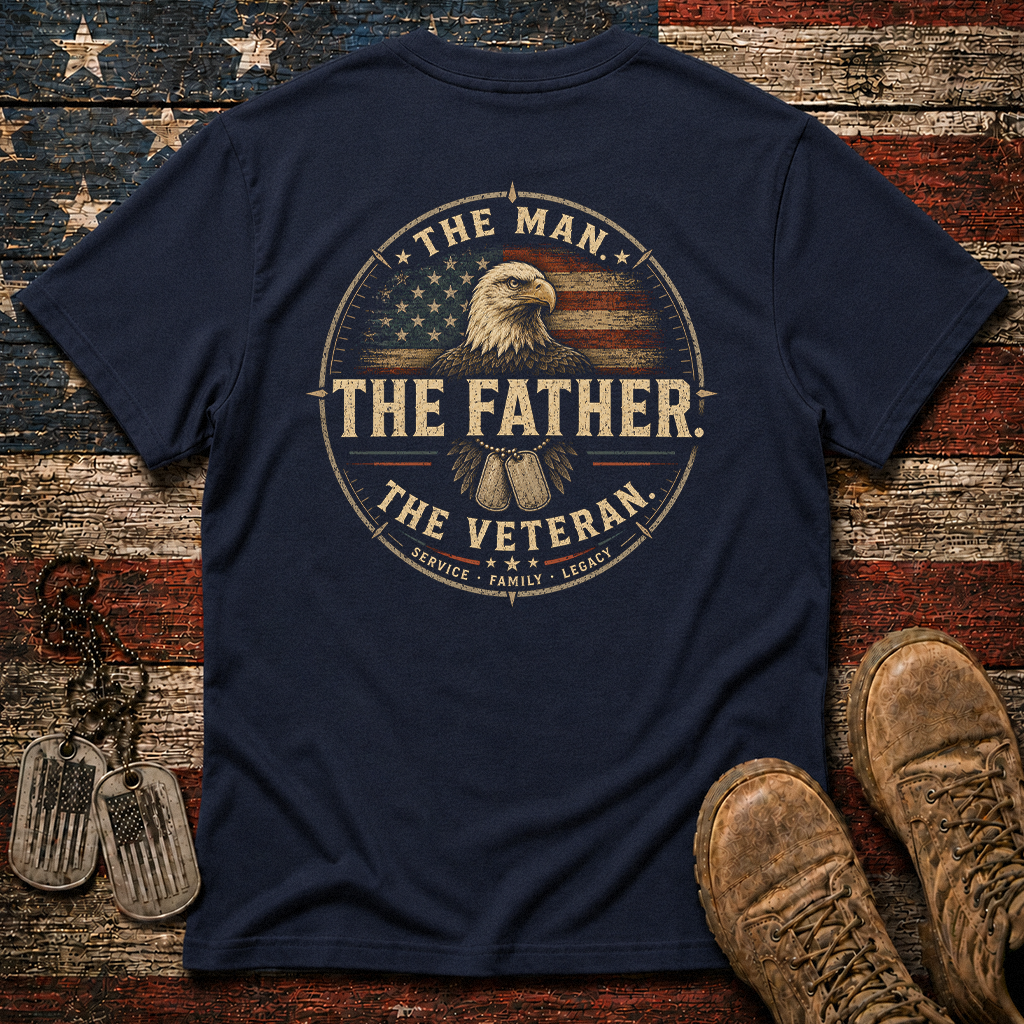 The Man The Father The Veteran Classic Tee