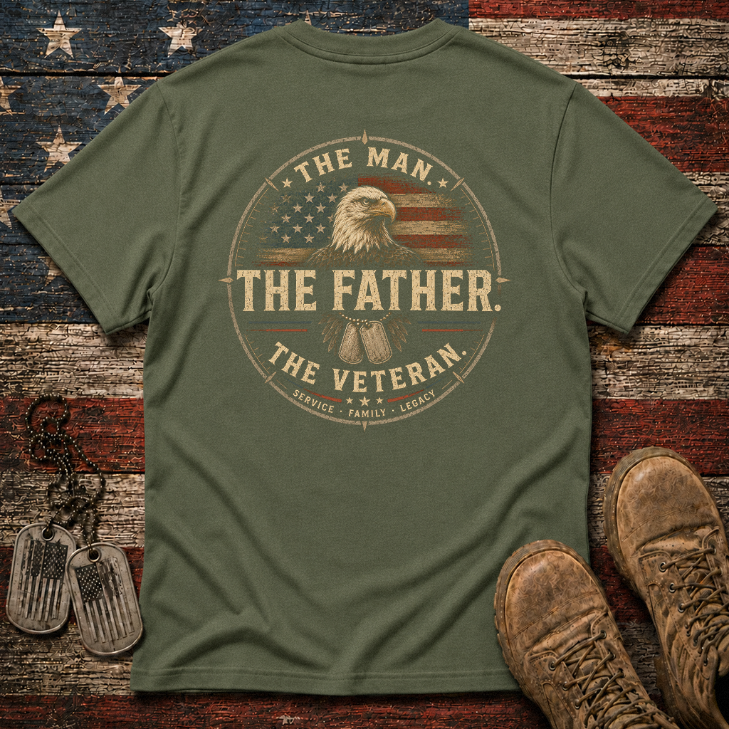 The Man The Father The Veteran Classic Tee