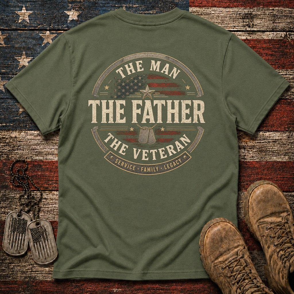 The Man The Father The Veteran Classic Tee