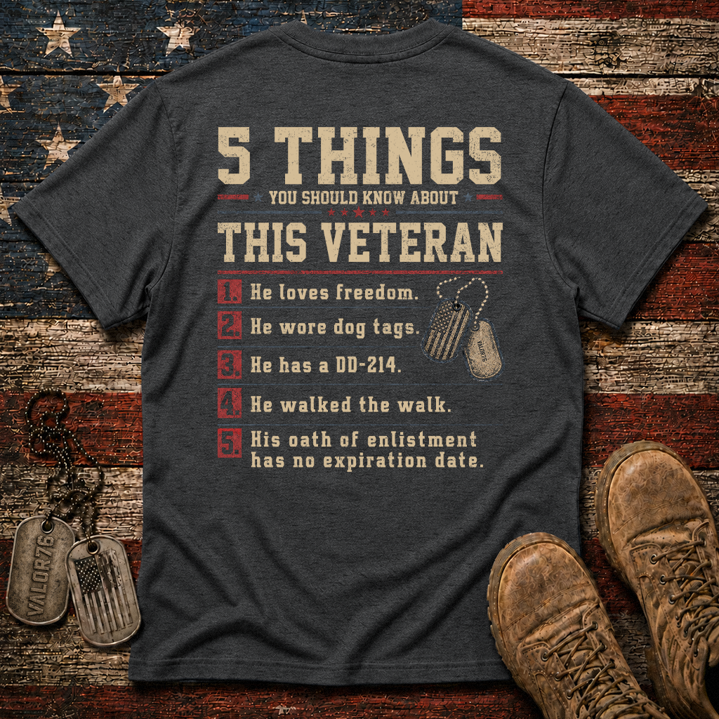 5 Things About This Veteran Classic Tee