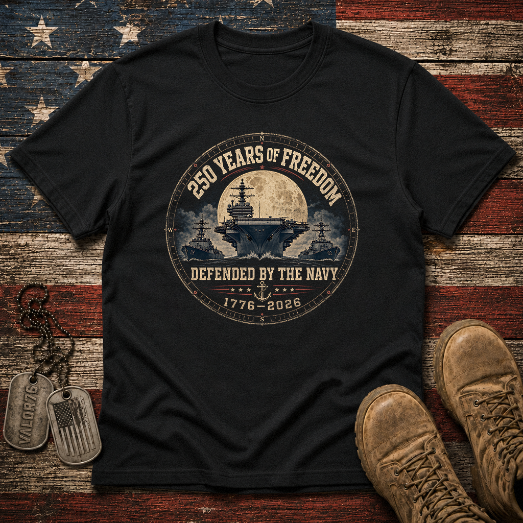 250 Years Of Freedom The Navy Classic Tee