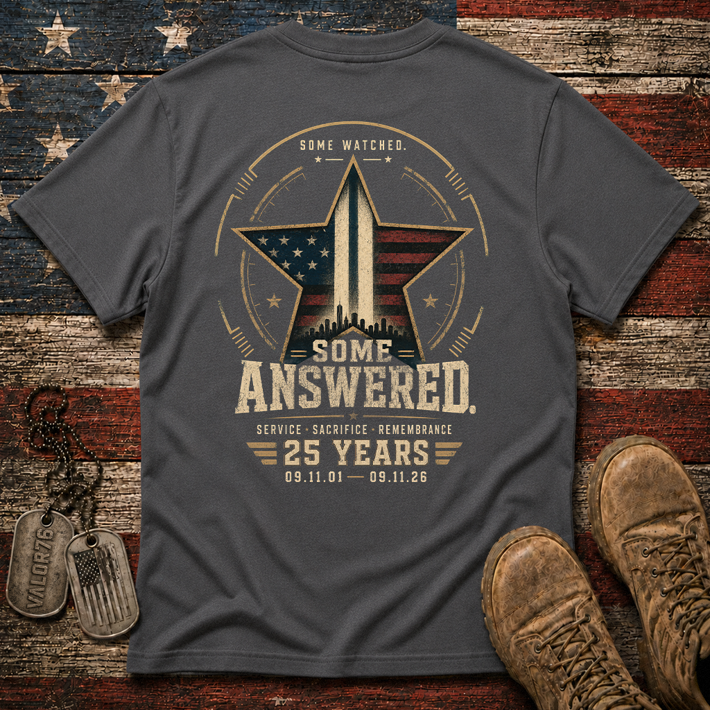 Some Watched Some Answered 25 Years 9.11 Classic Tee