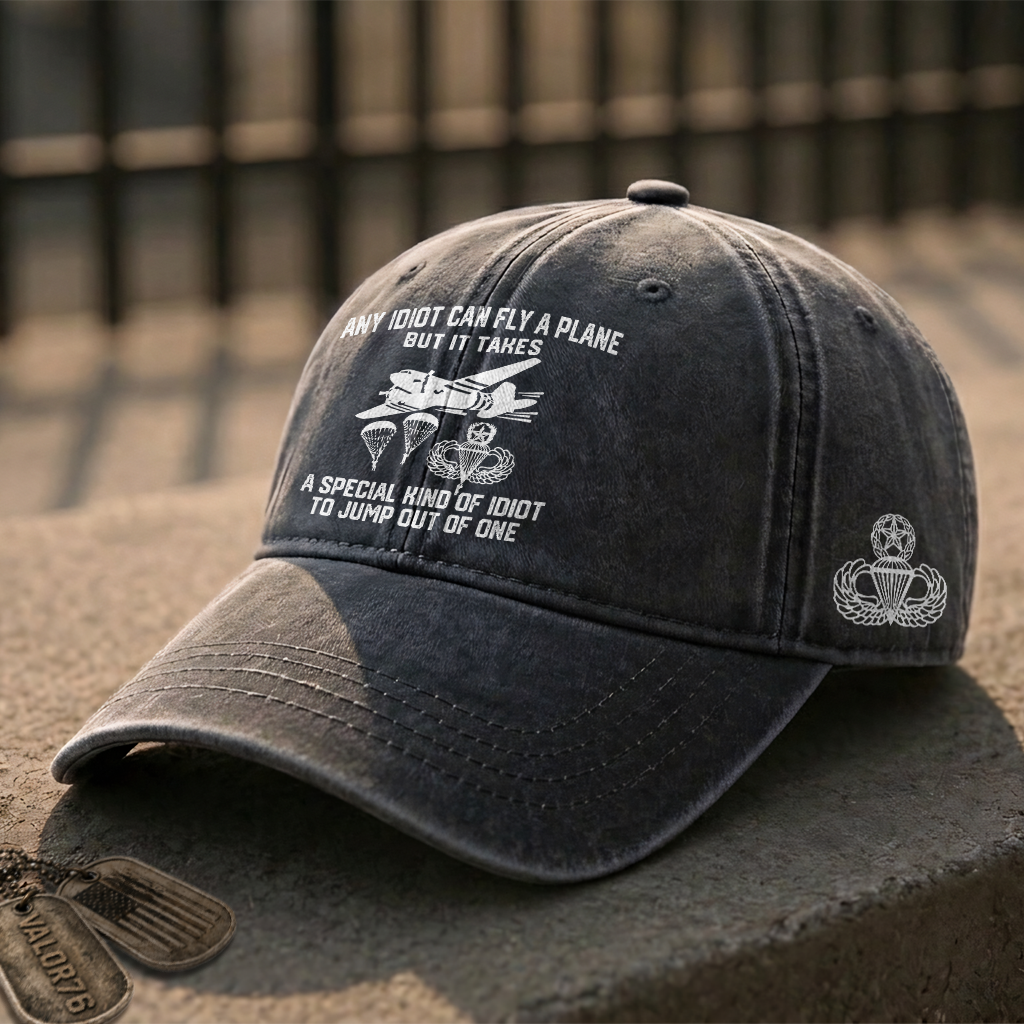 Airborne Master A Special Kind Of Idiot Washed Cap