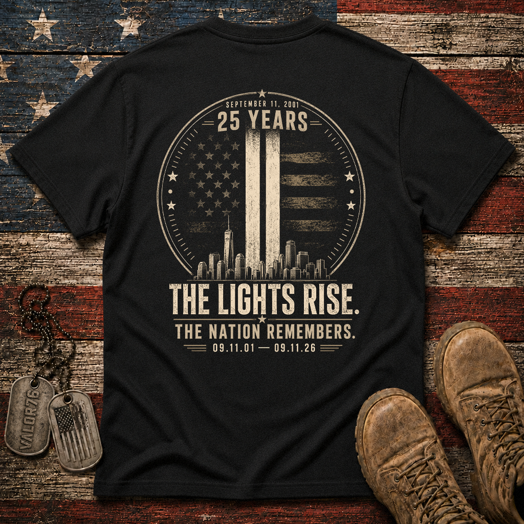 25 Years The Lights Rise 9.11 Classic Tee