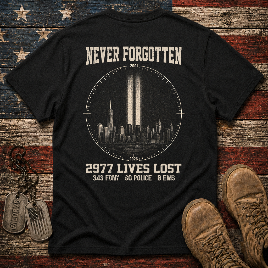 25 Years 9.11 2977 Lives Lost Classic Tee