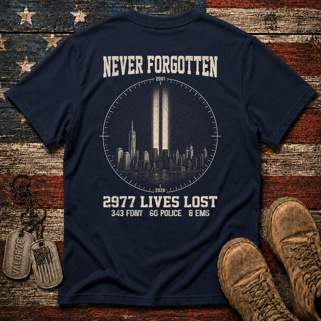 25 Years 9.11 2977 Lives Lost Classic Tee