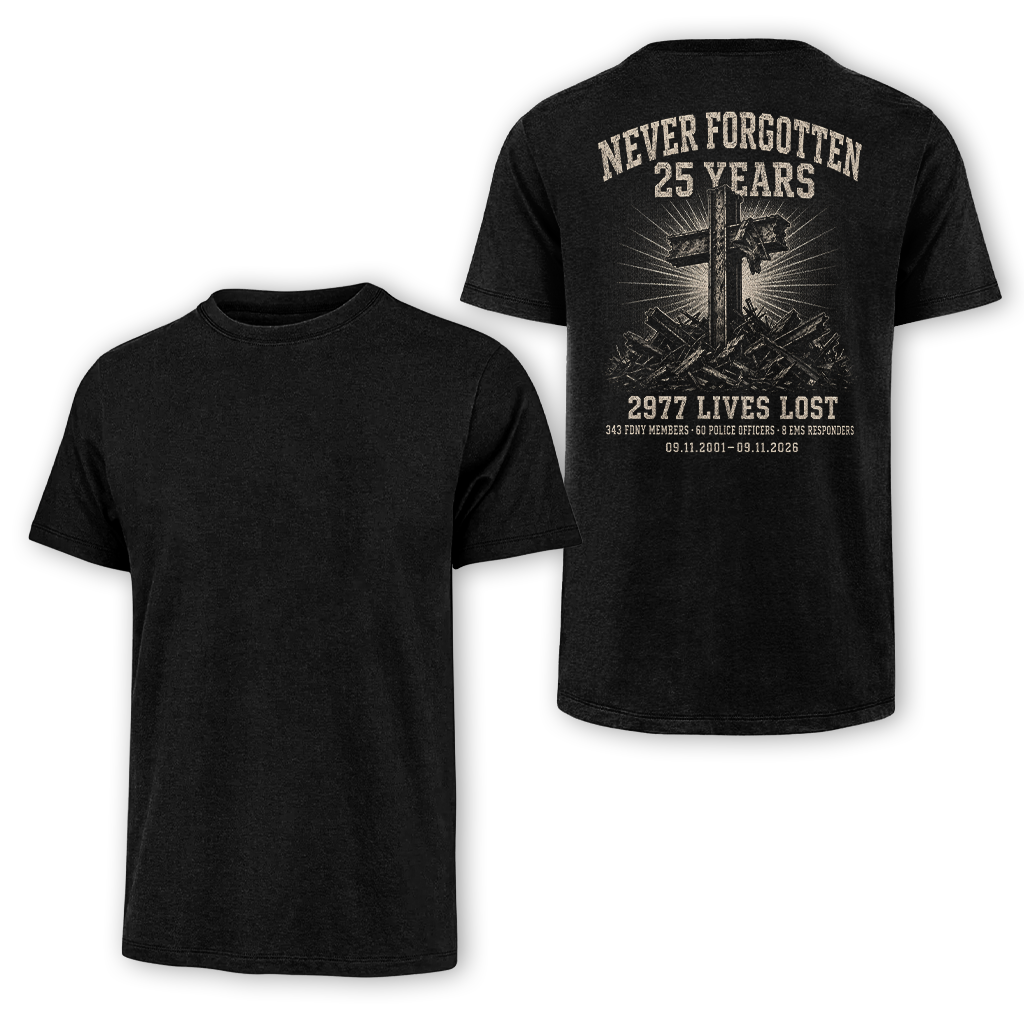 25 Years 9.11 2977 Lives Lost Classic Tee