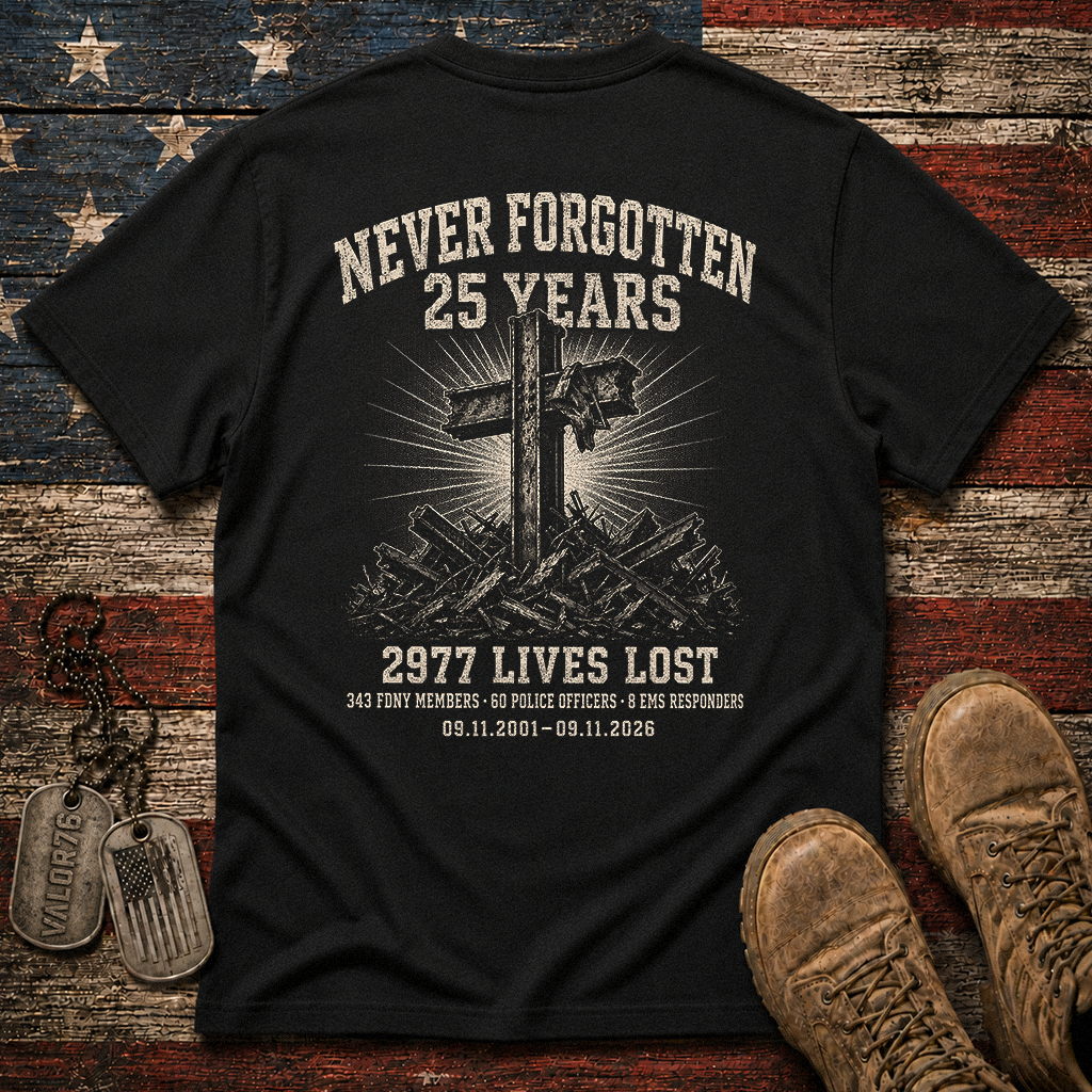 25 Years 9.11 2977 Lives Lost Classic Tee