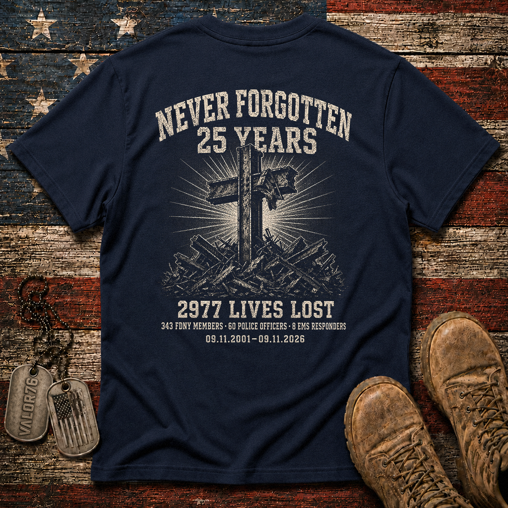 25 Years 9.11 2977 Lives Lost Classic Tee