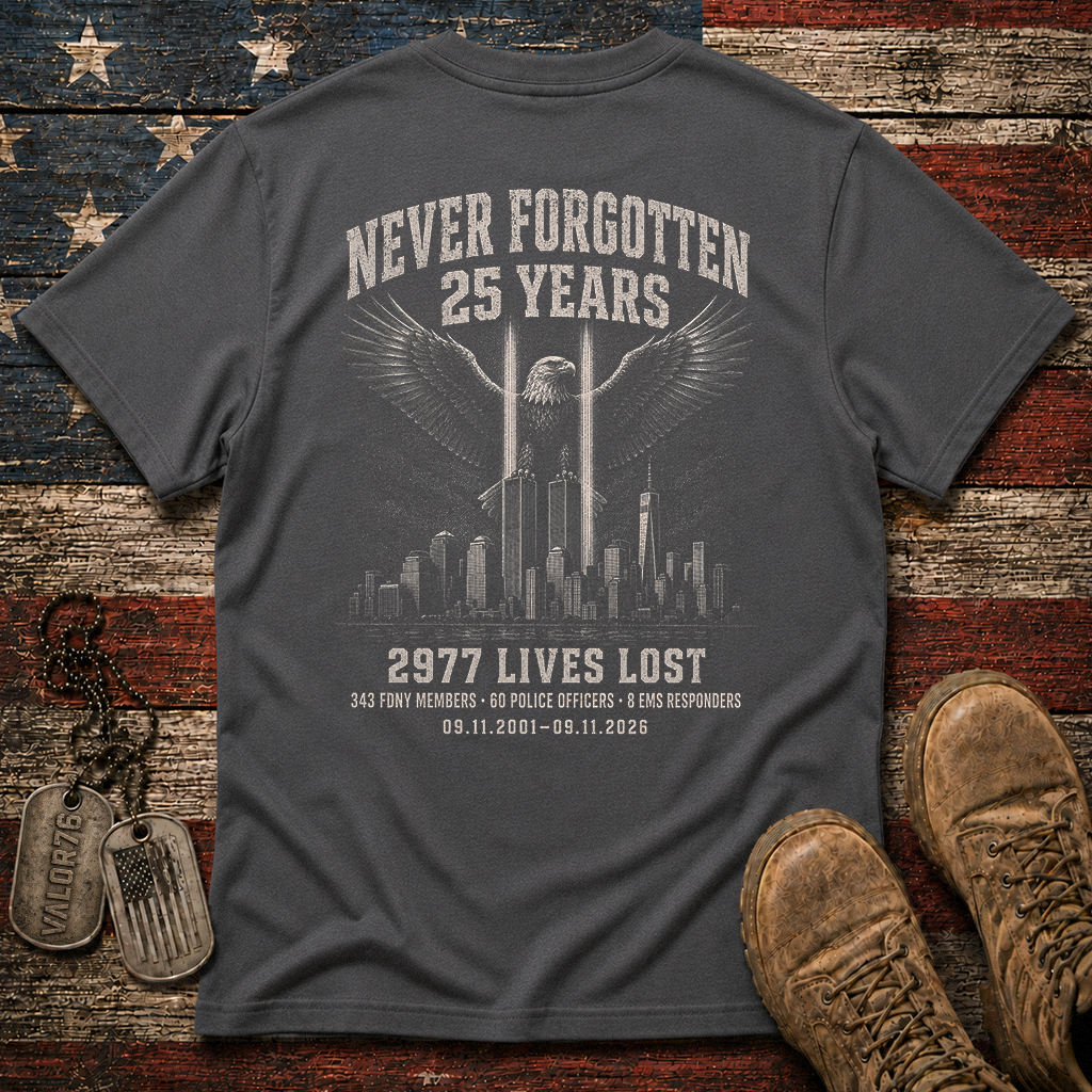 25 Years 9.11 2977 Lives Lost Classic Tee