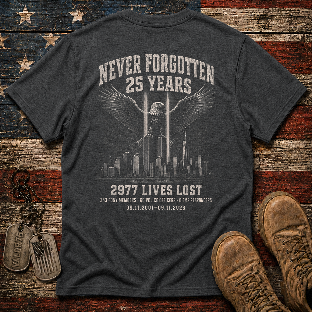 25 Years 9.11 2977 Lives Lost Classic Tee