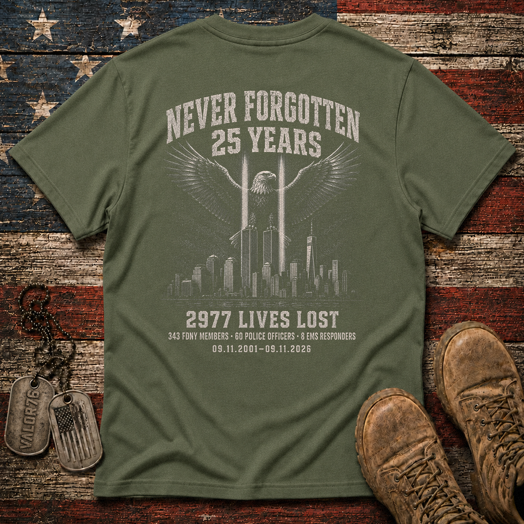 25 Years 9.11 2977 Lives Lost Classic Tee