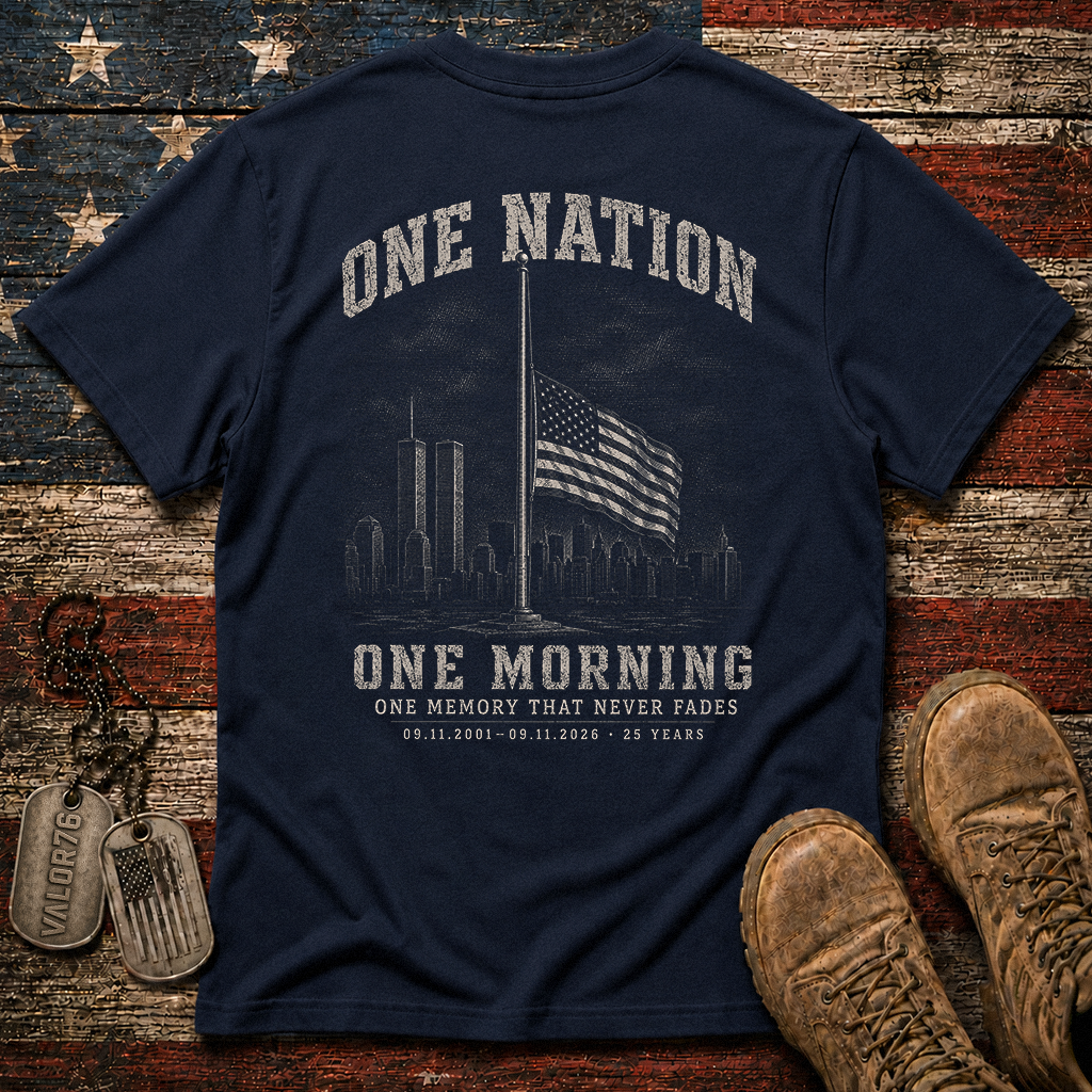 25 Years One Nation One Memory 9.11 Classic Tee