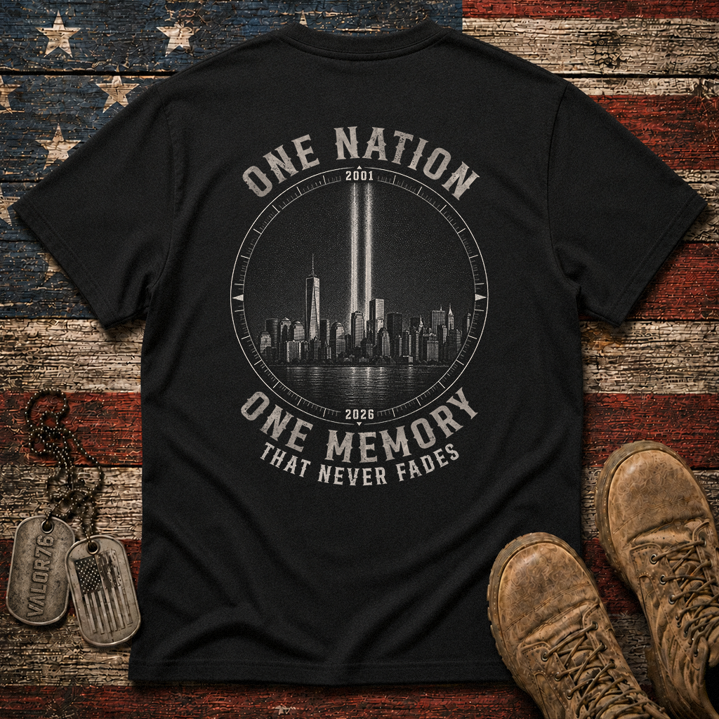 25 Years One Nation One Memory 9.11 Classic Tee