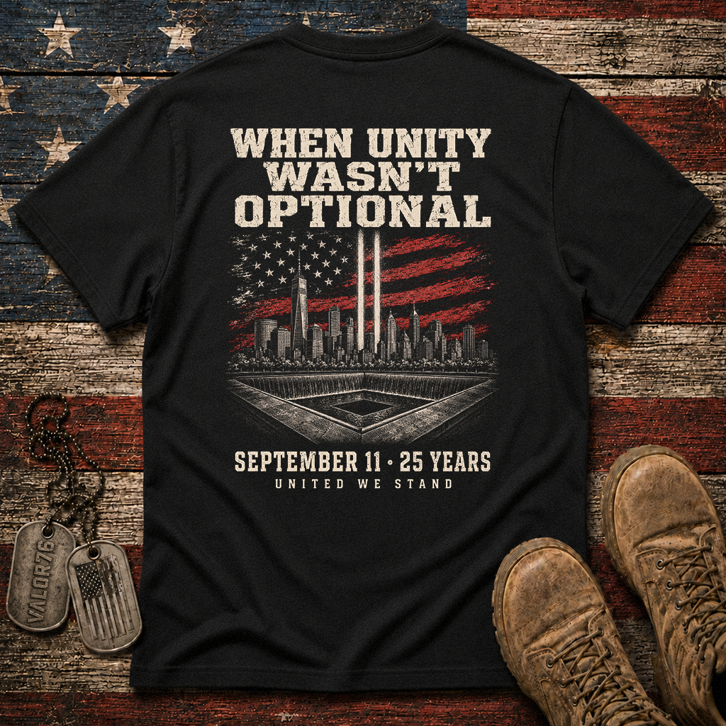 Unity Wasn't Optional 25 Years 9.11 Classic Tee