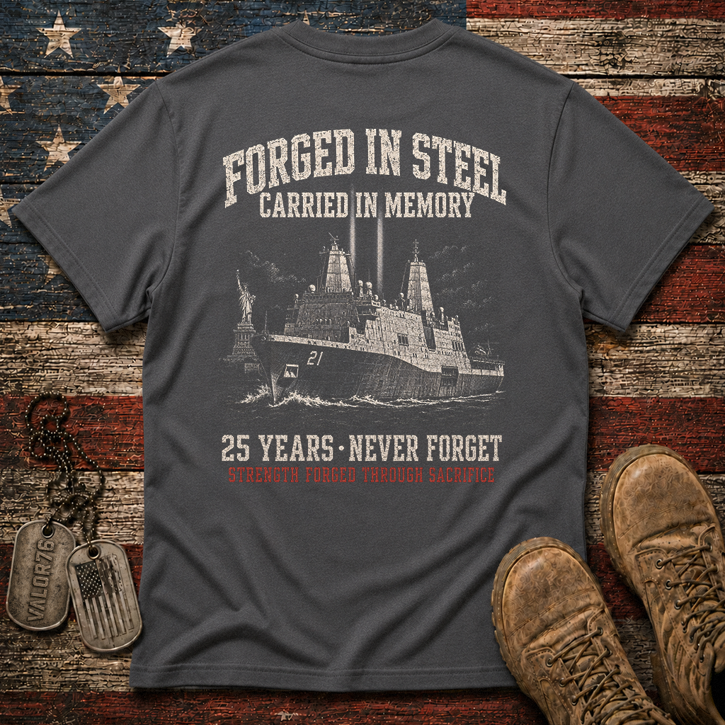 Strength Forged Through Sacrifice 25 Years 9.11 Classic Tee