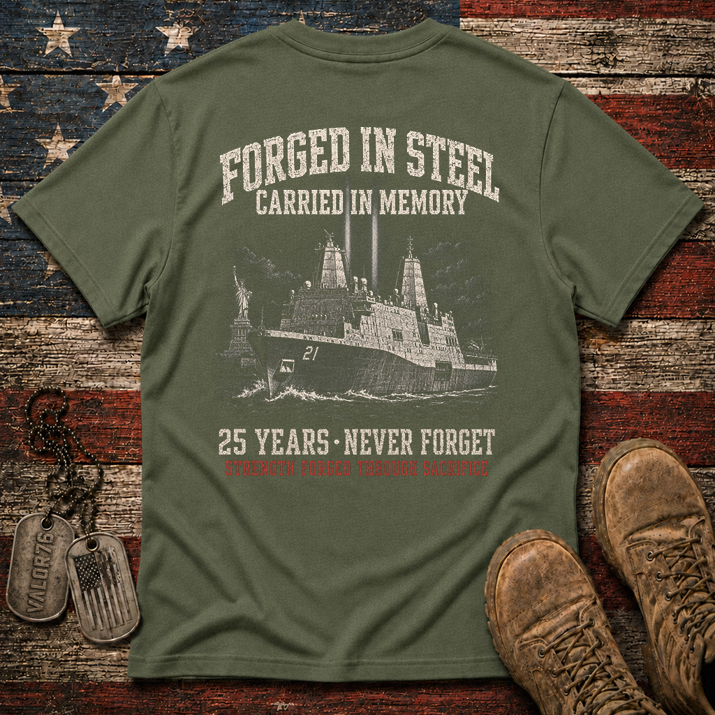 Strength Forged Through Sacrifice 25 Years 9.11 Classic Tee