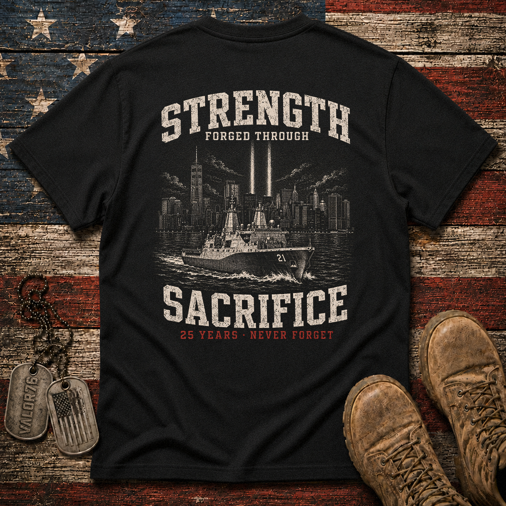 Strength Forged Through Sacrifice 25 Years 9.11 Classic Tee