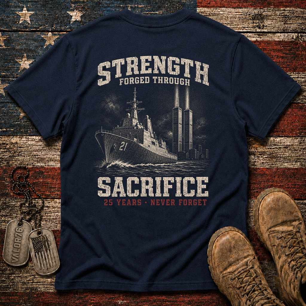 Strength Forged Through Sacrifice 25 Years 9.11 Classic Tee