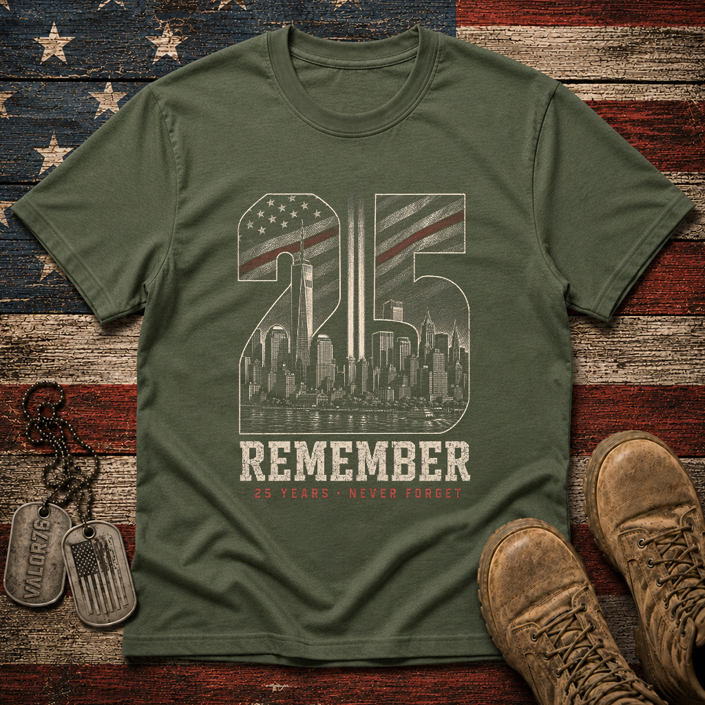 25 Years Remember 9.11 Classic Tee