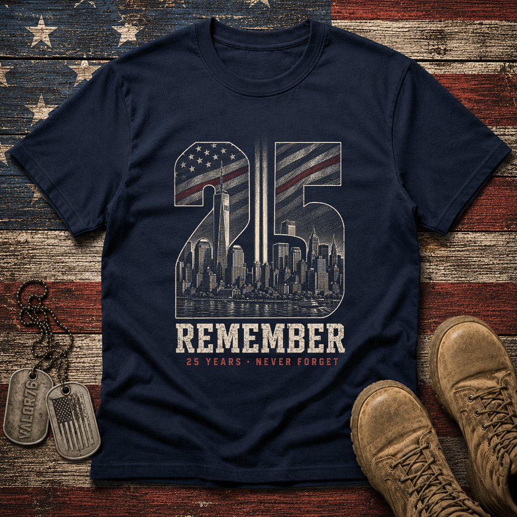 25 Years Remember 9.11 Classic Tee