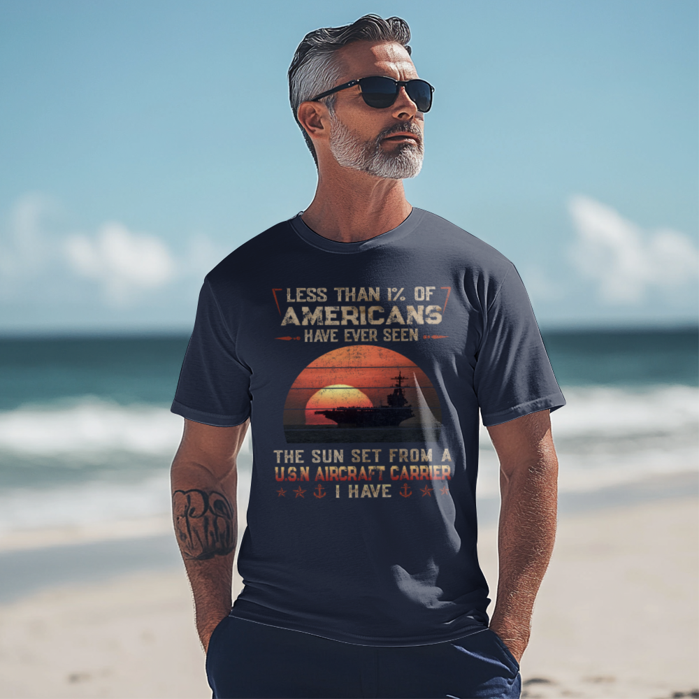 Less Than 1% Aircraft Carrier Classic T-shirt