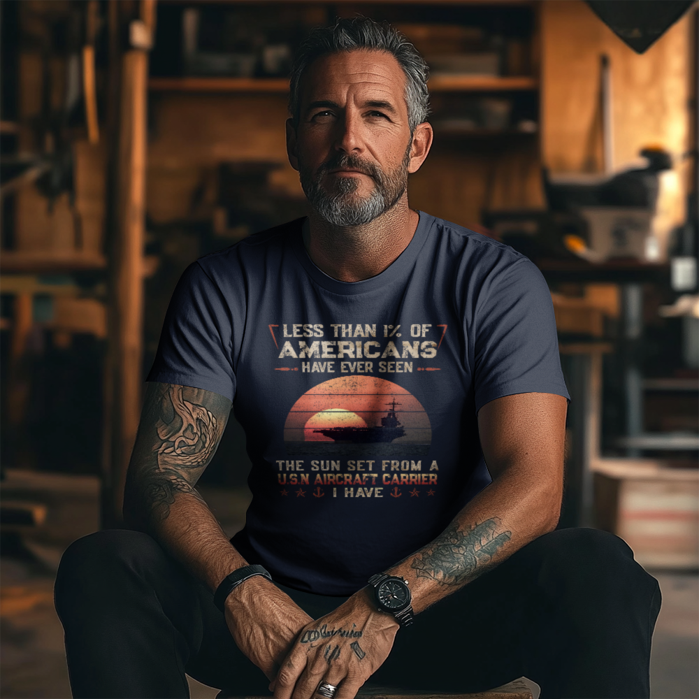 Less Than 1% Aircraft Carrier Classic T-shirt