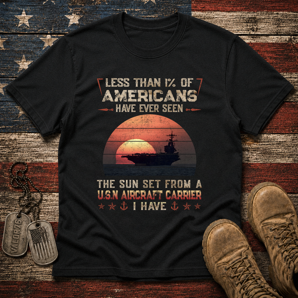 Less Than 1% Aircraft Carrier Classic Tee