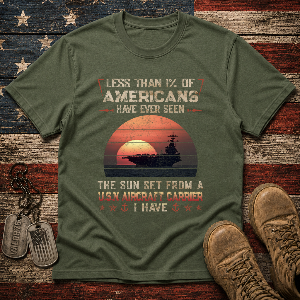 Less Than 1% Aircraft Carrier Classic Tee