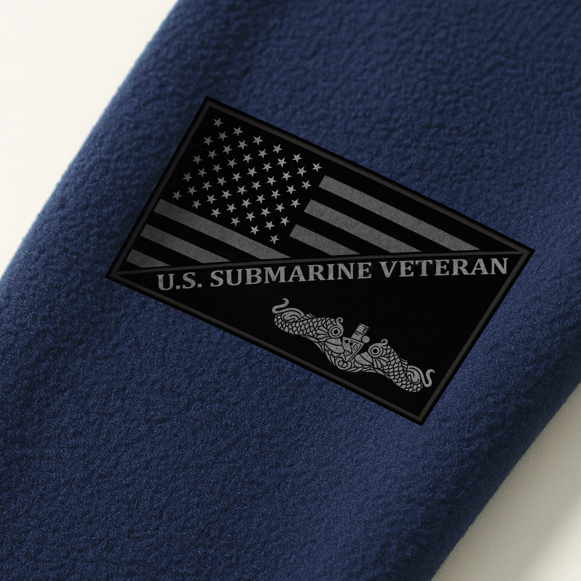 Submarine Silver Dolphins Minimal Design Sweatshirt & Washed Cap Combo Bundle