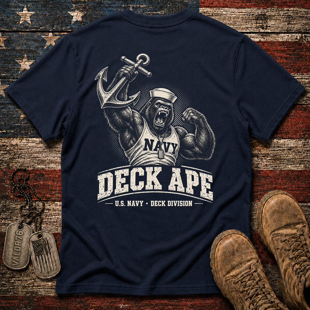Deck Ape Navy Deck Division Classic Tee