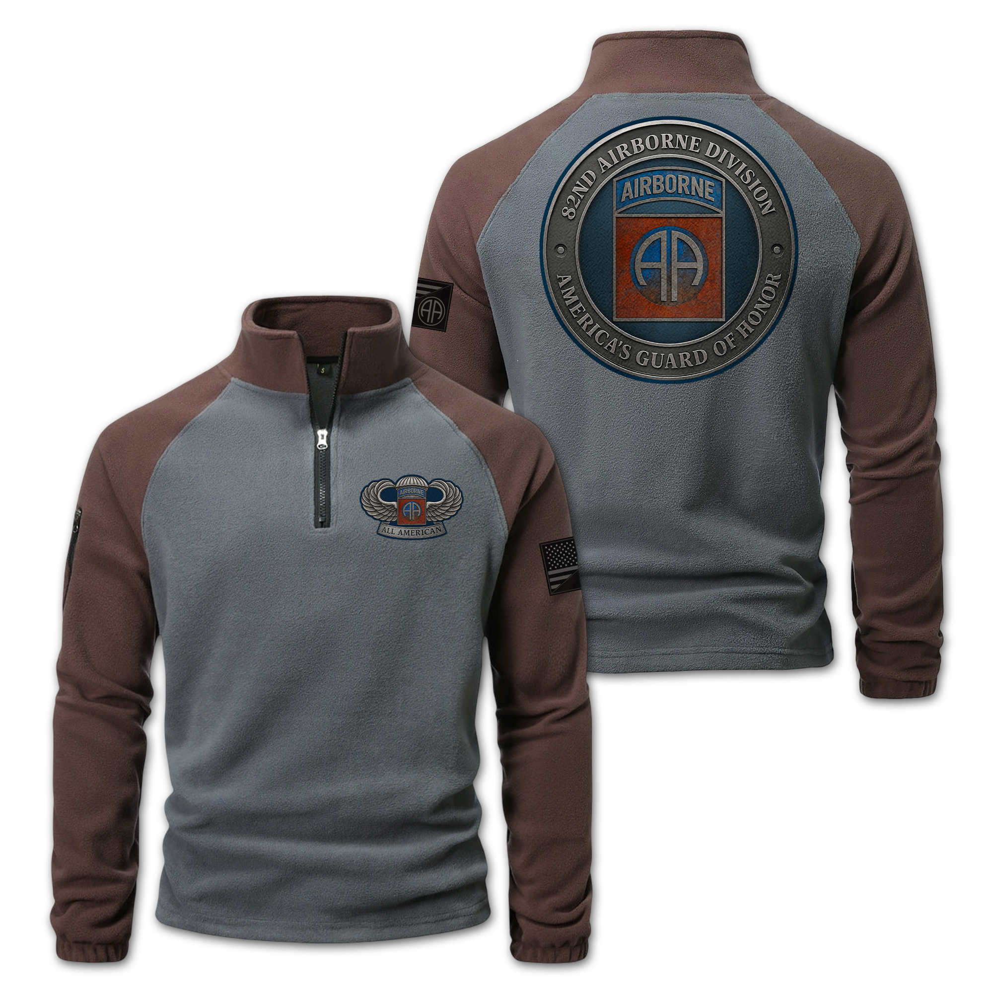 AA Airborne Half-Zip Raglan Sweatshirt