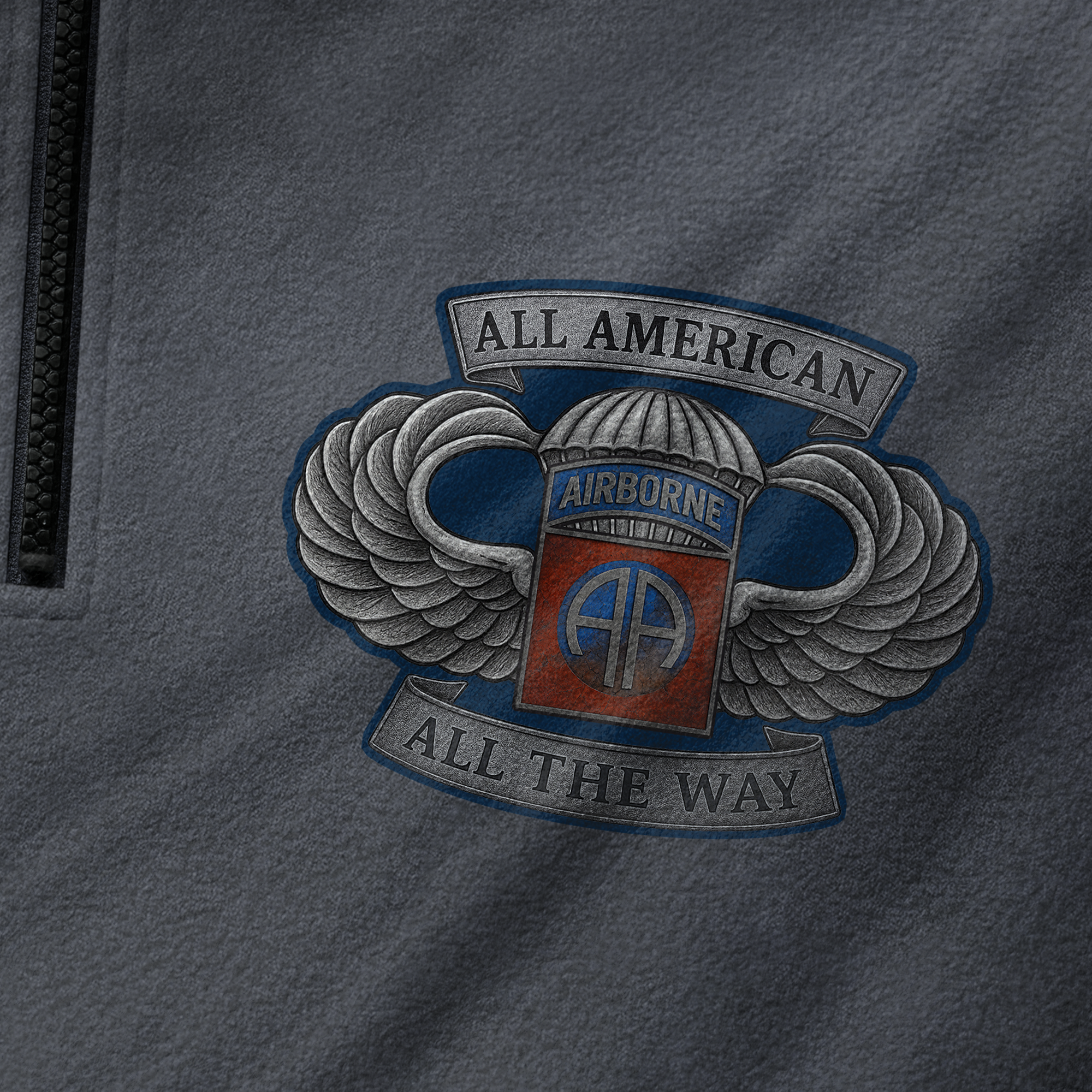 AA Airborne Half-Zip Raglan Sweatshirt