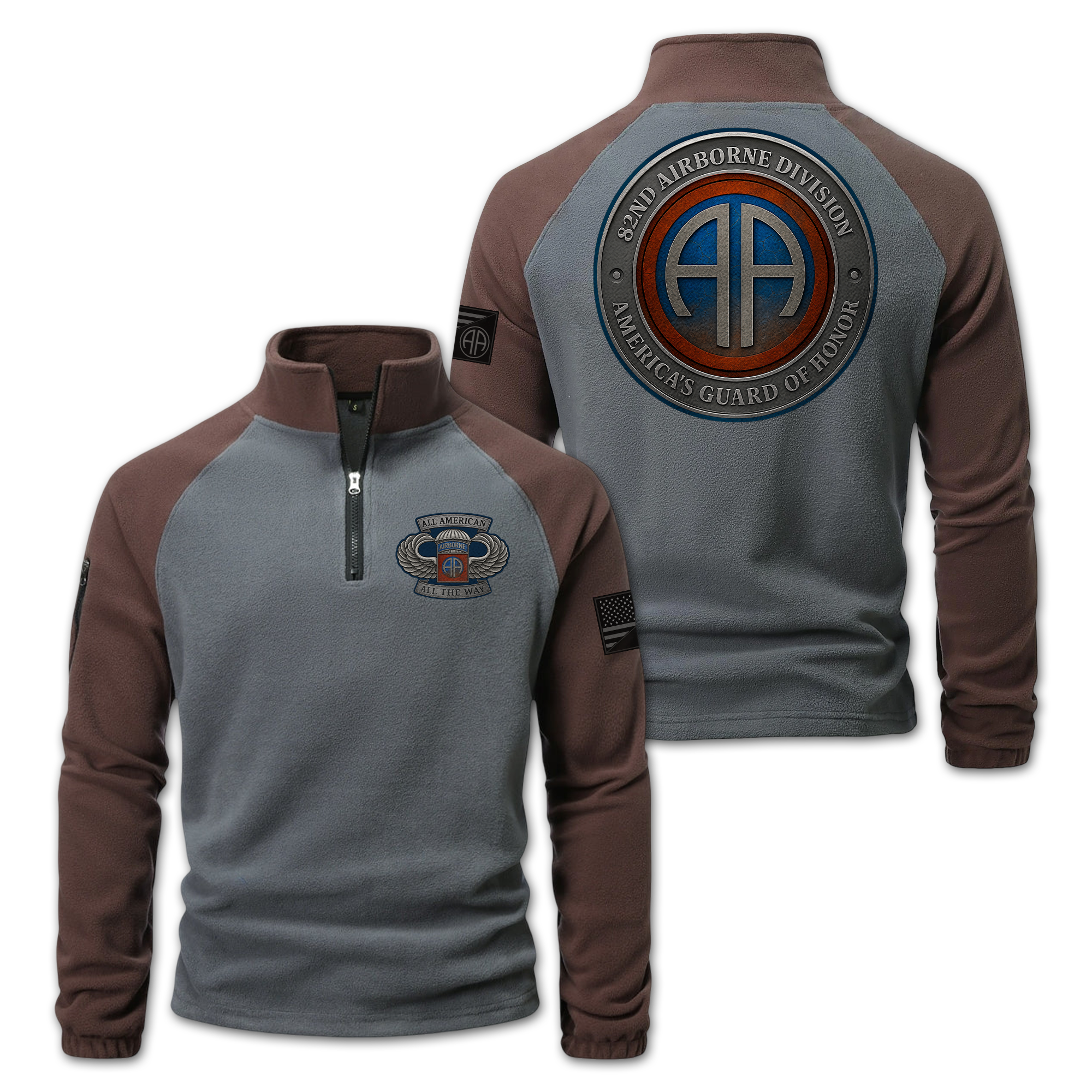 AA Airborne Half-Zip Raglan Sweatshirt