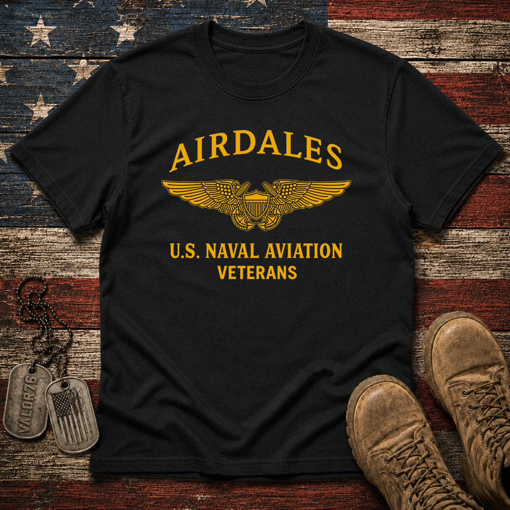 Airdales NFO Wings Naval Aviation Classic Tee