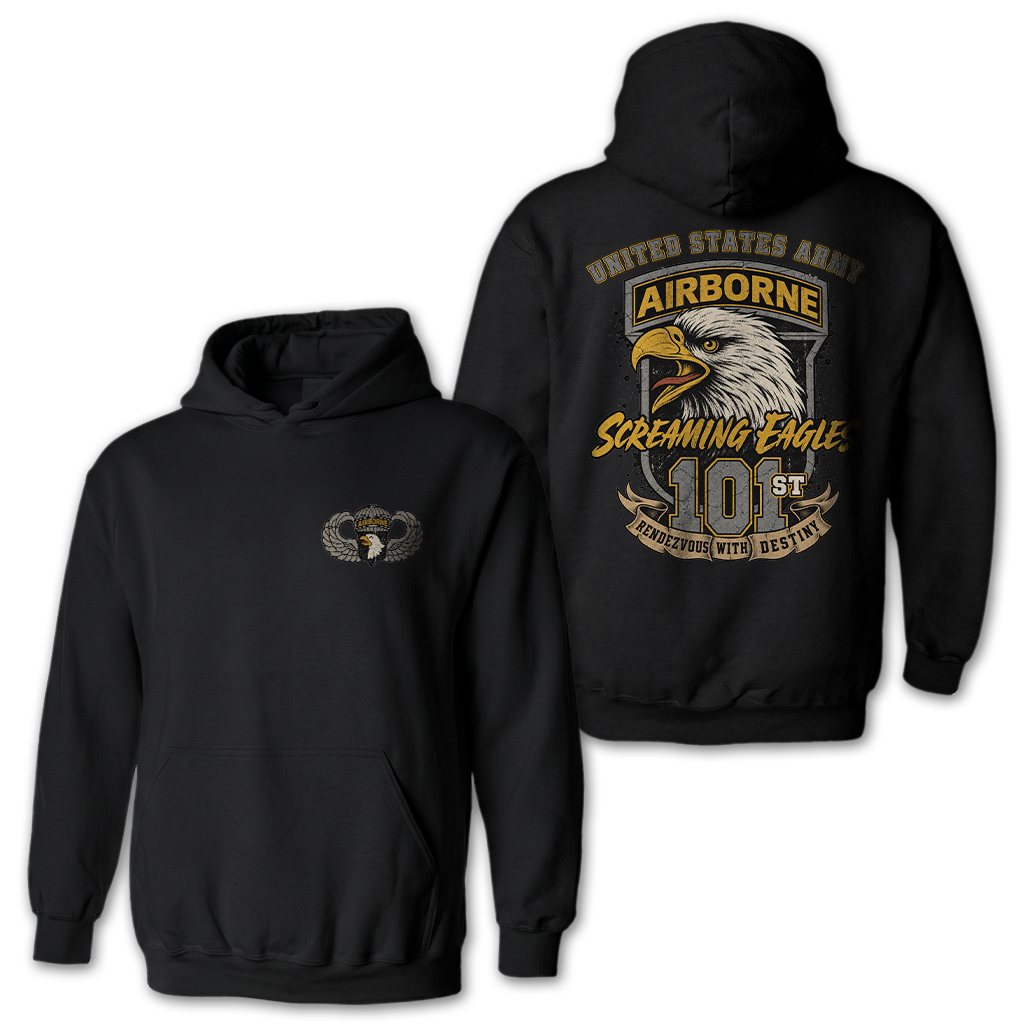 101st Airborne Division Screaming Eagles Heavy Blend™ Hoodie