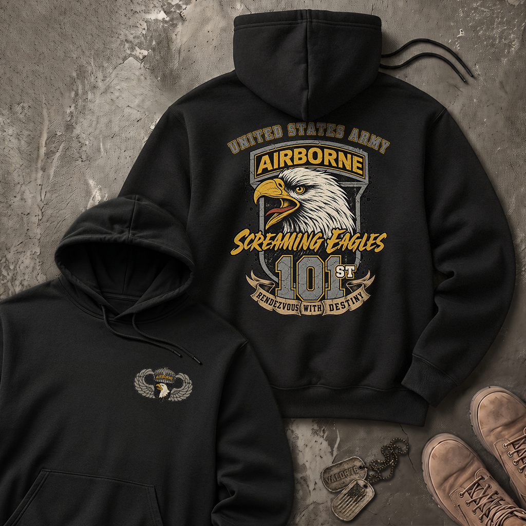 101st Airborne Division Screaming Eagles Heavy Blend™ Hoodie