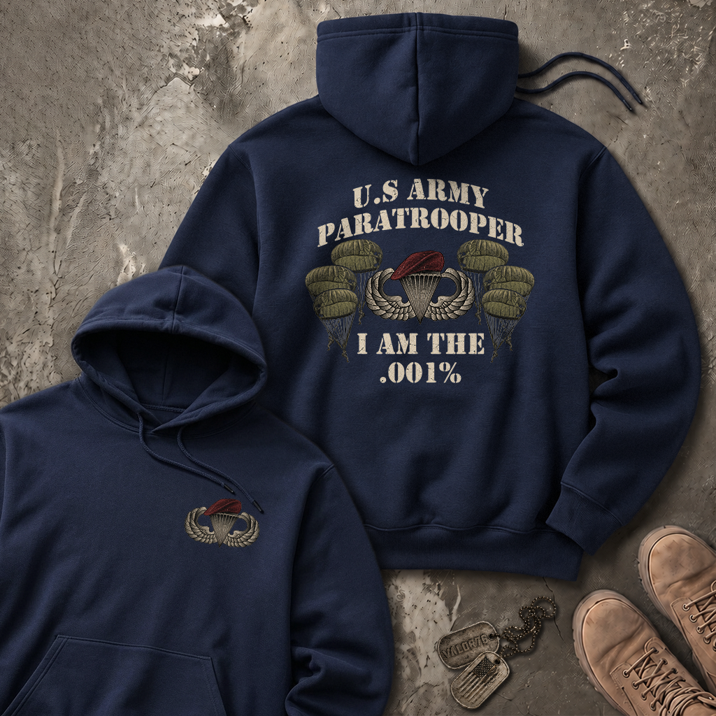 Paratrooper I Am The .001% Heavy Blend™ Hoodie