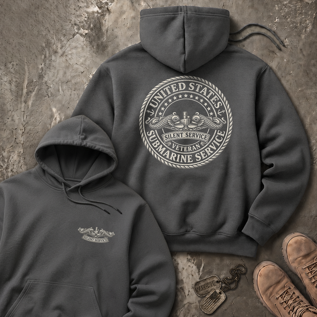 Submarine Force Silent Service Veteran Heavy Blend™ Hoodie