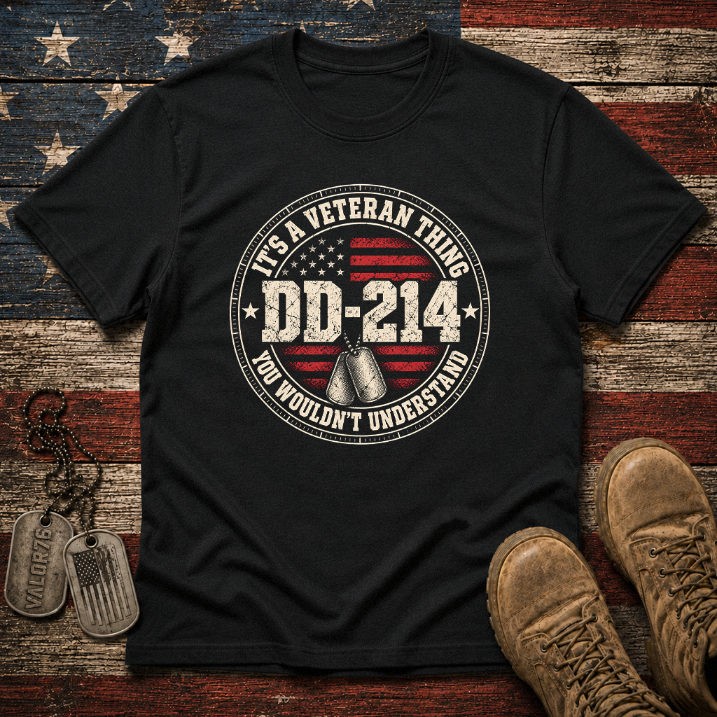 DD-214 It's A Veteran Thing Classic Tee