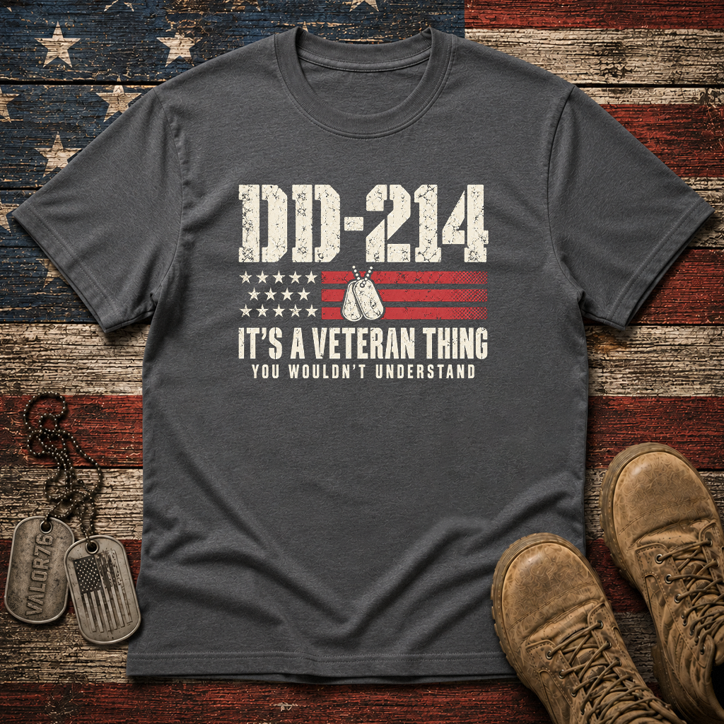 DD-214 It's A Veteran Thing Classic Tee