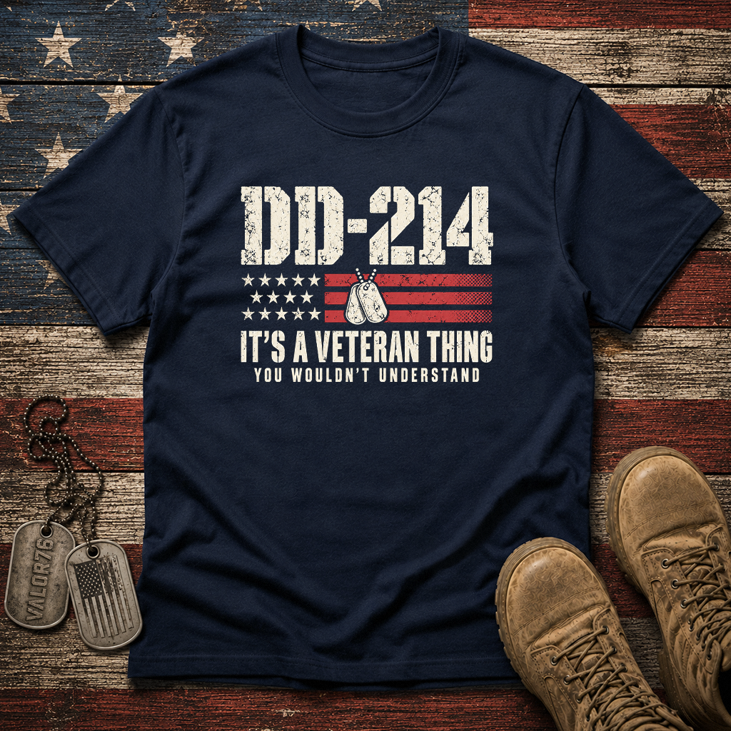 DD-214 It's A Veteran Thing Classic Tee