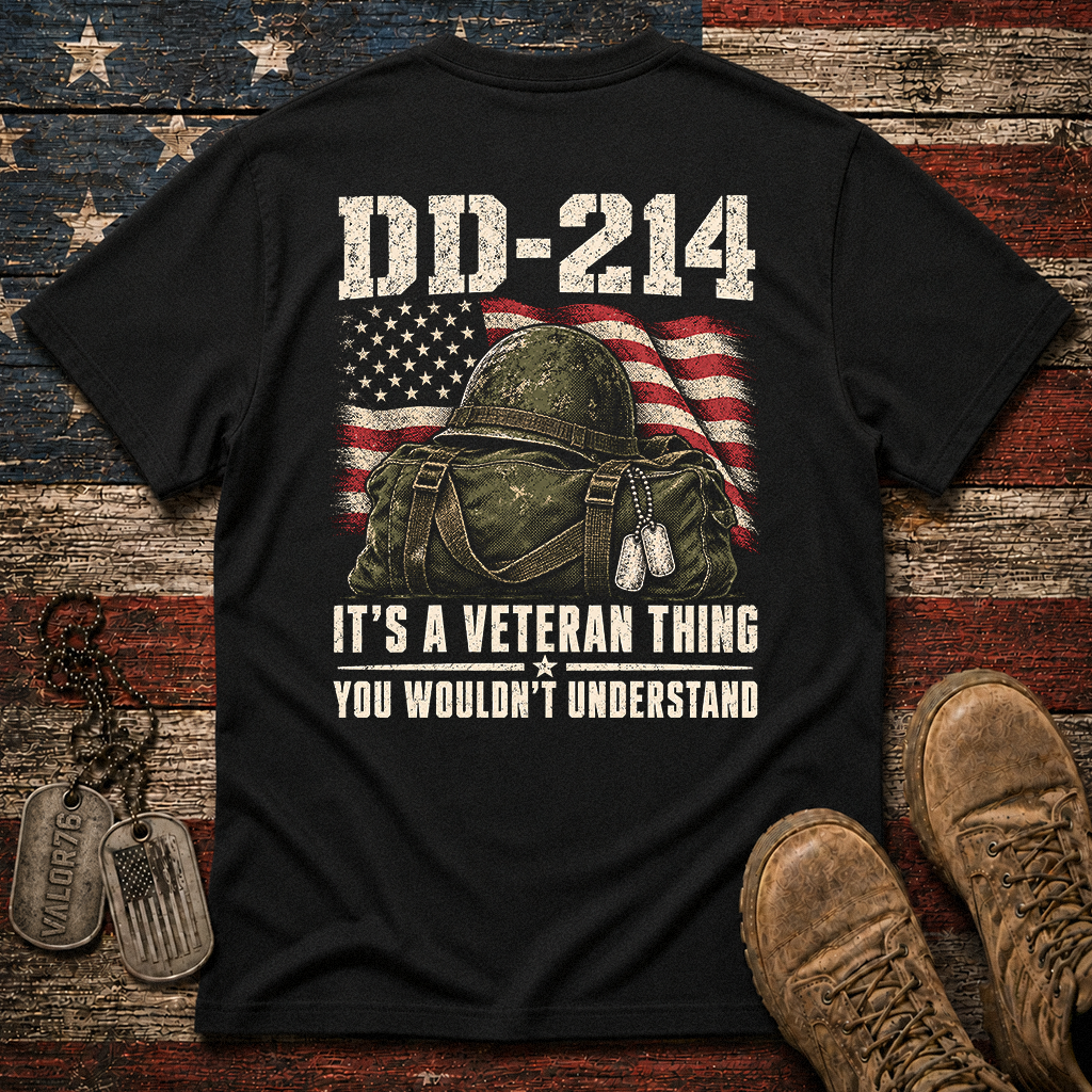 DD-214 It's A Veteran Thing Classic Tee