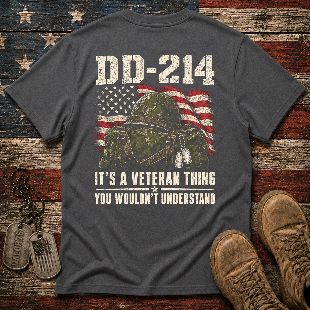 DD-214 It's A Veteran Thing Classic Tee