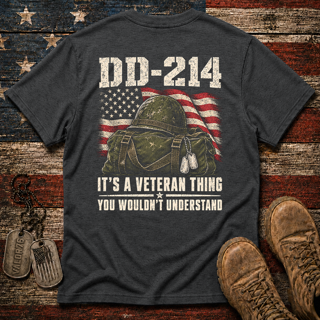 DD-214 It's A Veteran Thing Classic Tee