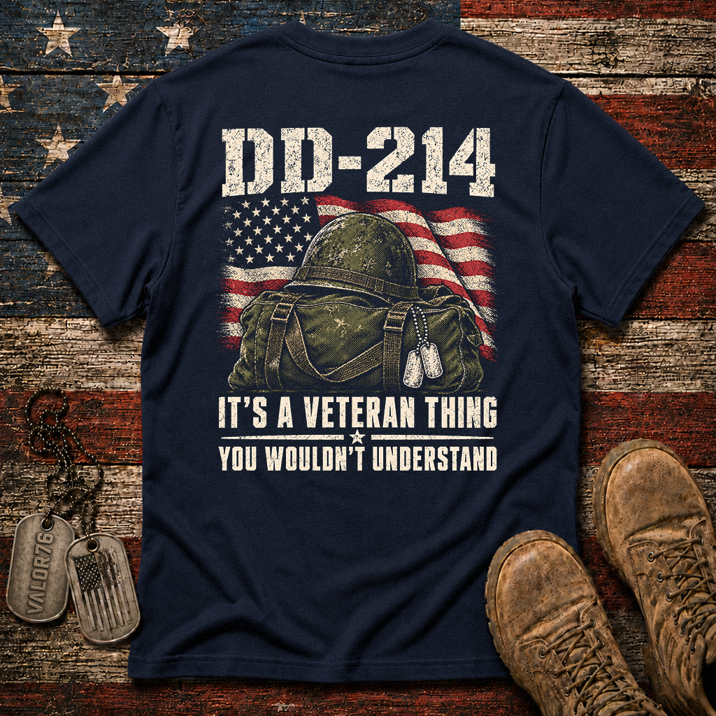 DD-214 It's A Veteran Thing Classic Tee