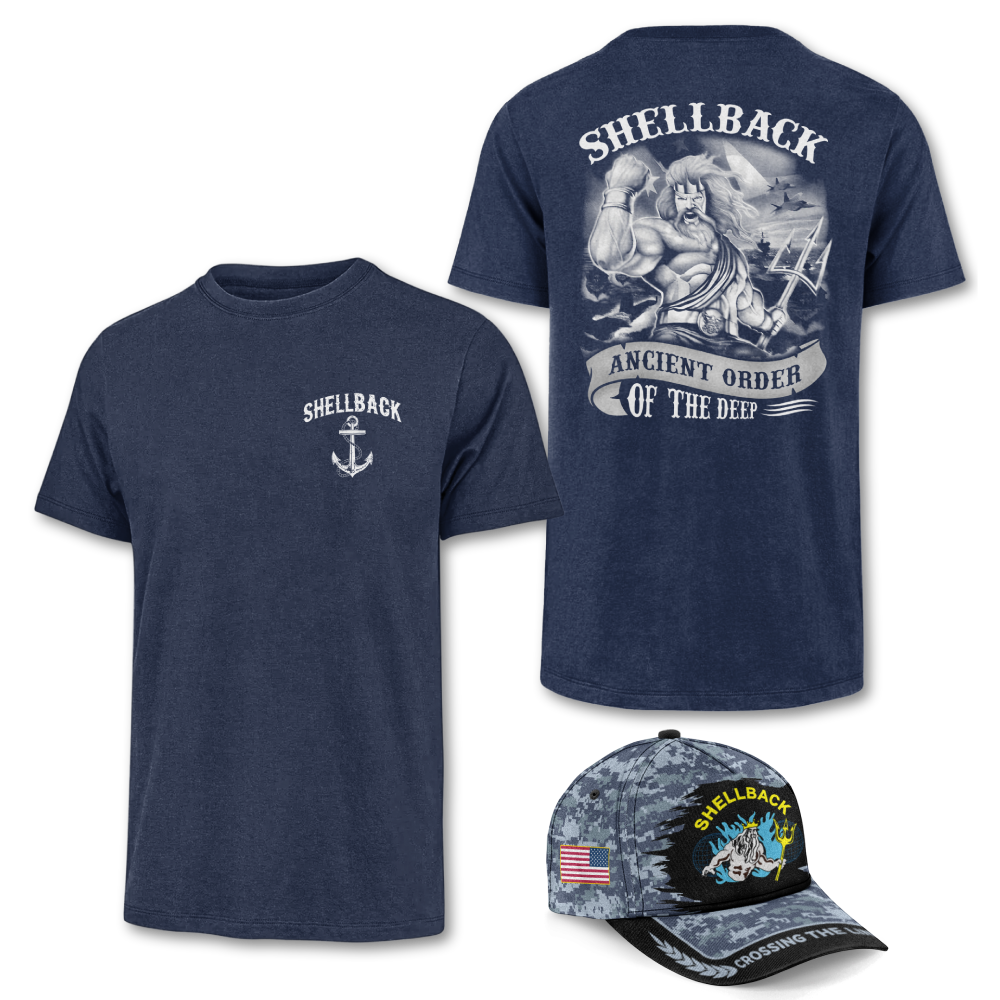 Shellback Classic T-shirt & Classic Cap Combo