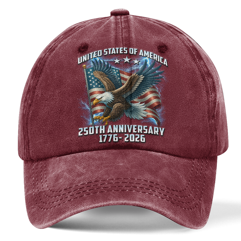 America 250th Anniversary Washed Cap