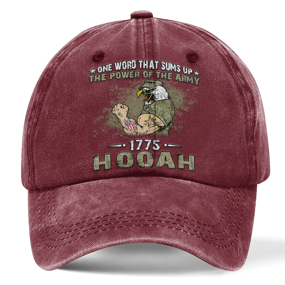 Personalizable The Power Of The Army Washed Cap